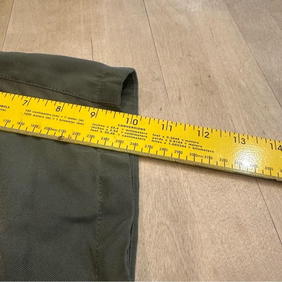 Nine West Olive Green Short Sleeve Jumper Tie Waist Size XL - Picture 11 of 14